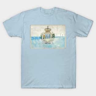 San Marino Vintage style retro souvenir T-Shirt